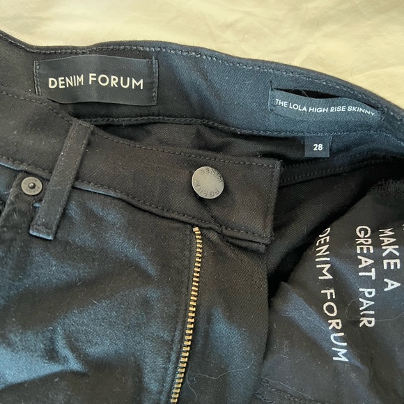 Denim Forum The Lola High Rise Skinny - Picture 2 of 2